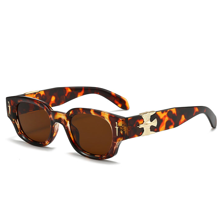 Women's fashionable sunglasses in exclusive tortoiseshell design with elegant metallic accents Stornfield