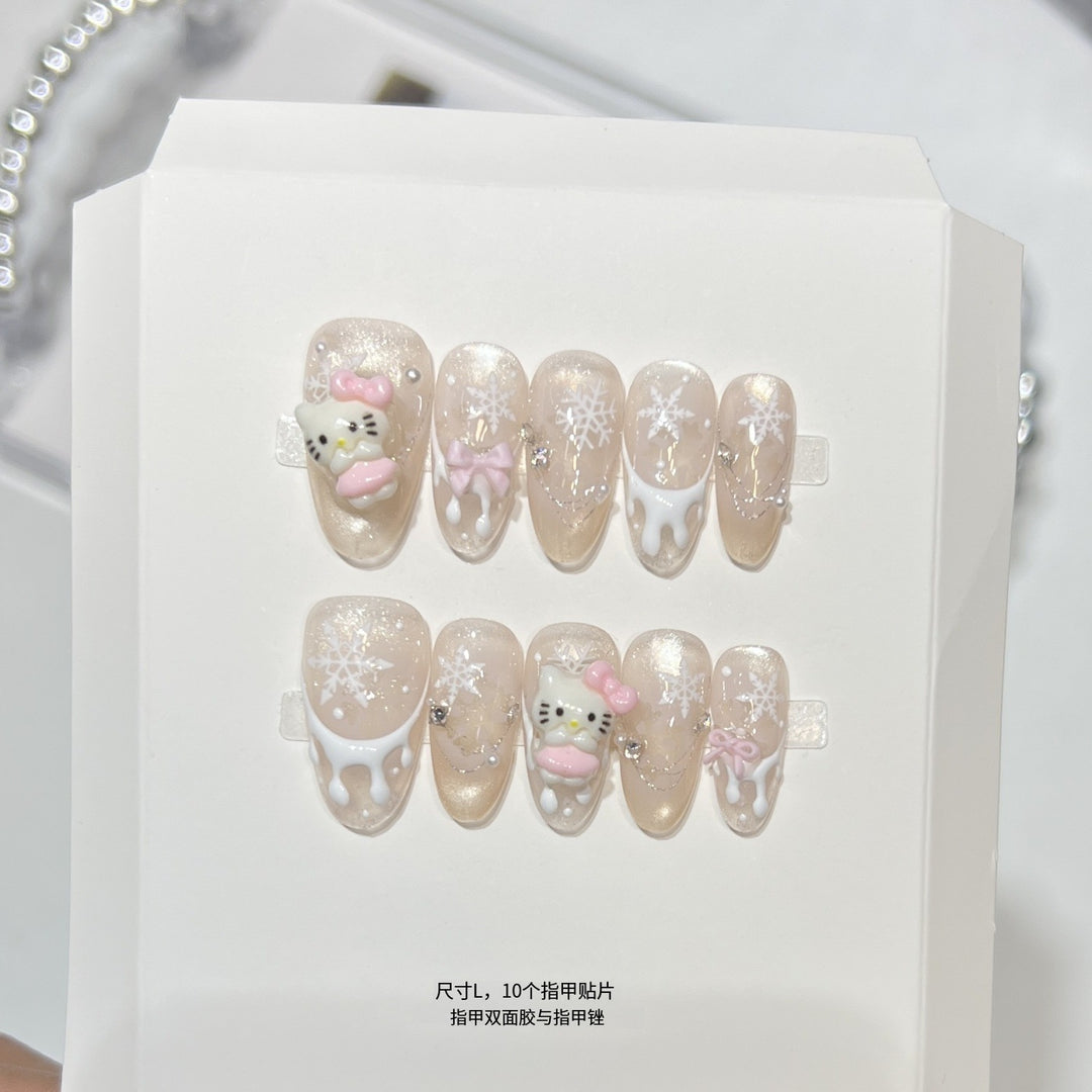 Festive Themed Press-On Nail Set