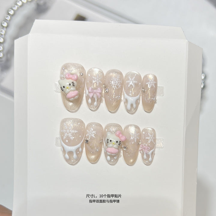 Festive Themed Press-On Nail Set
