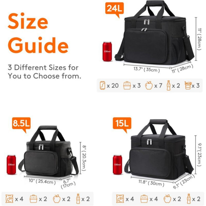 Insulated tote bag with versatile compartments Stornfield