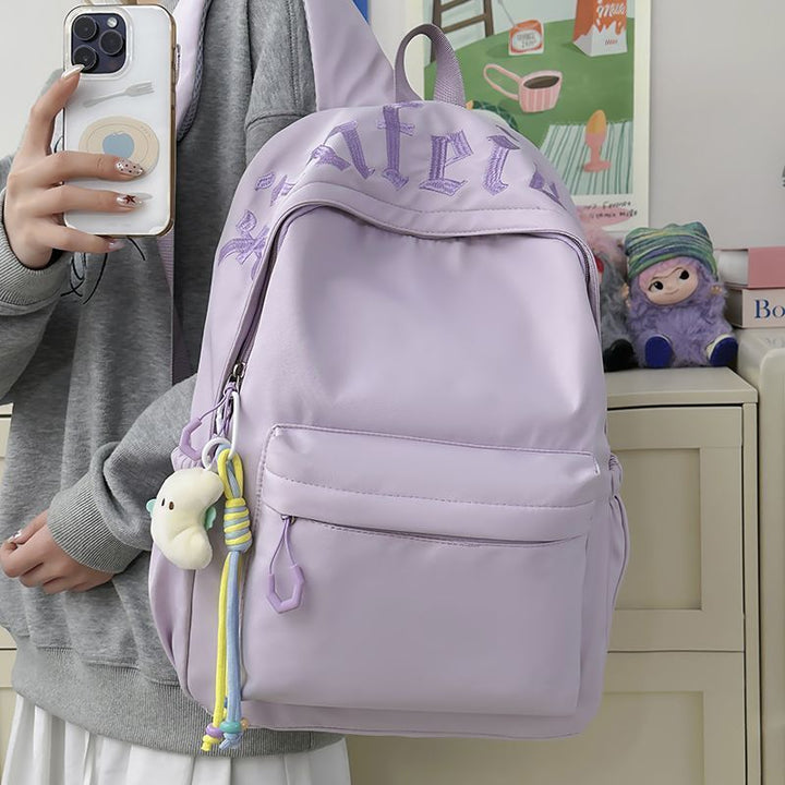 Fashionable backpack with removable charms Stornfield