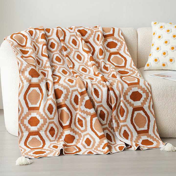 Women's decorative bedspread made of high-quality microfiber with unique design Stornfield