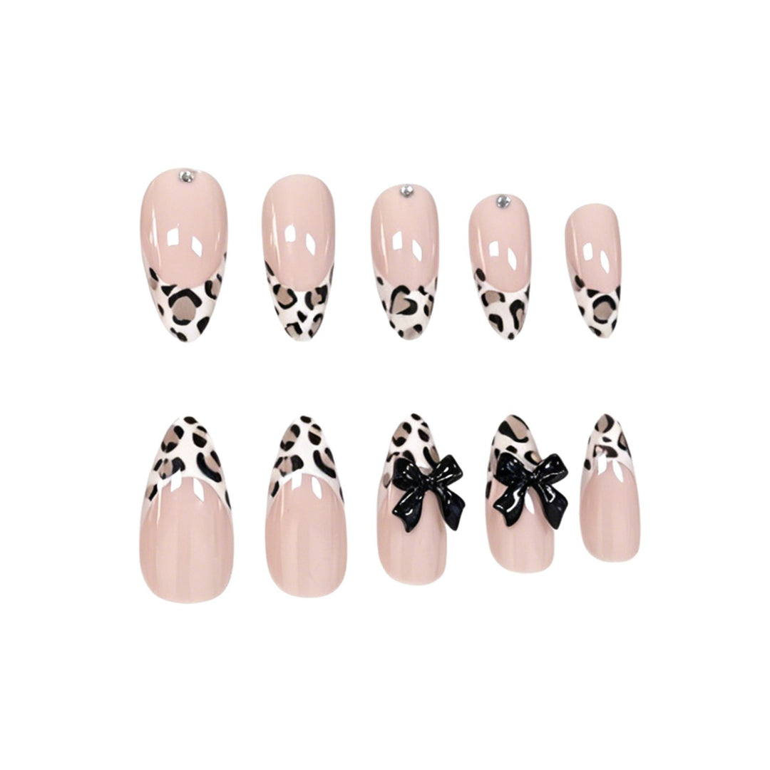 Designer Leopard Print Nail Art Enhancements Stornfield