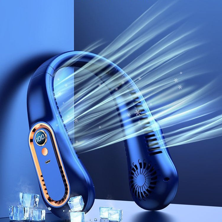 Unisex Portable Neck Fan with Digital Display Stornfield