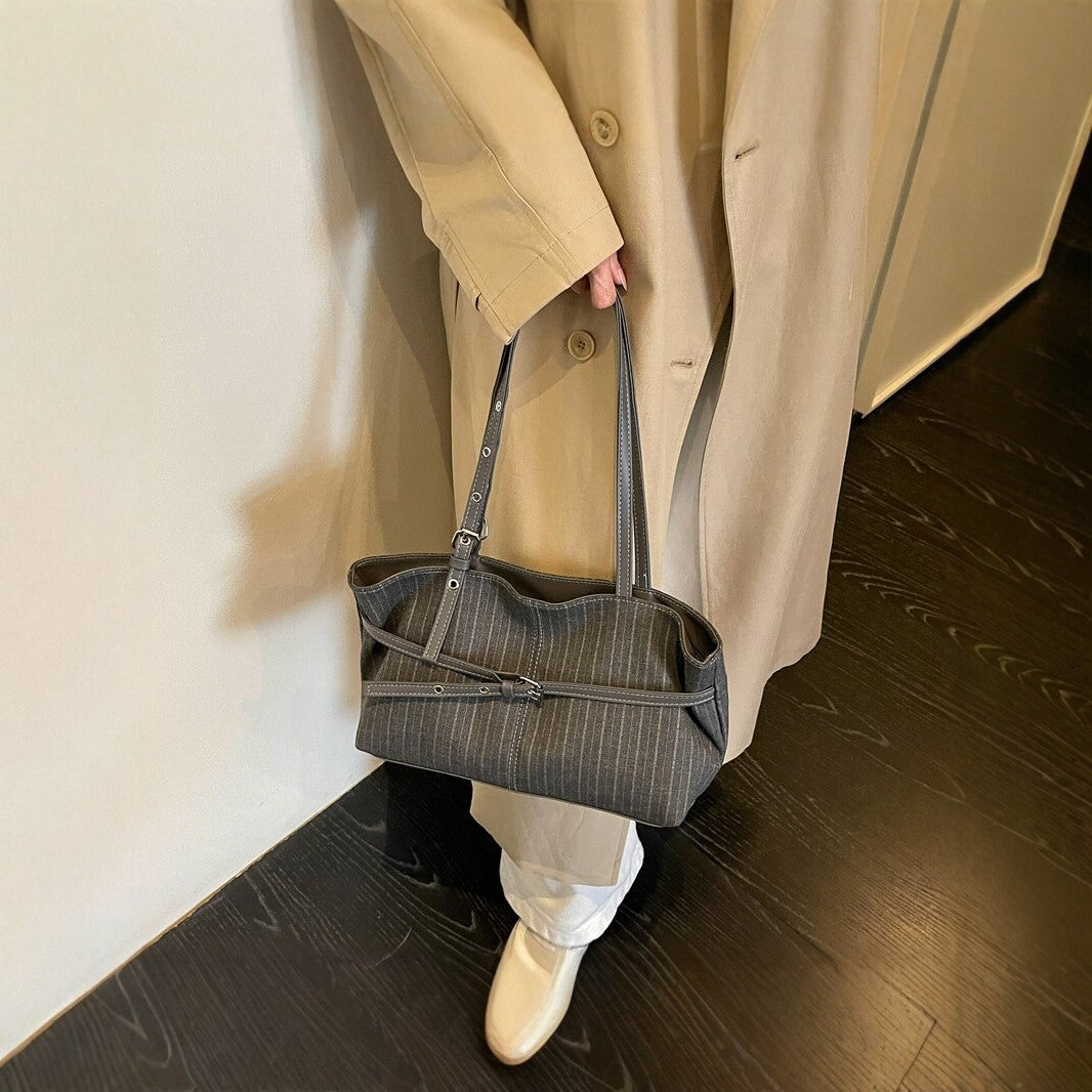 Striped Tote Bag