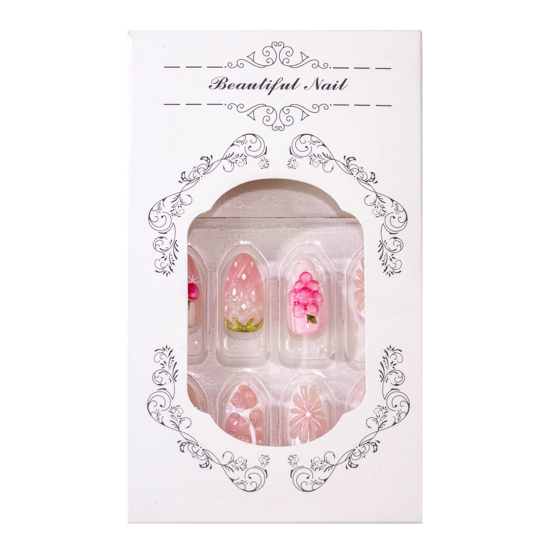 Fruit-Inspired Decorative Press-On Nails
