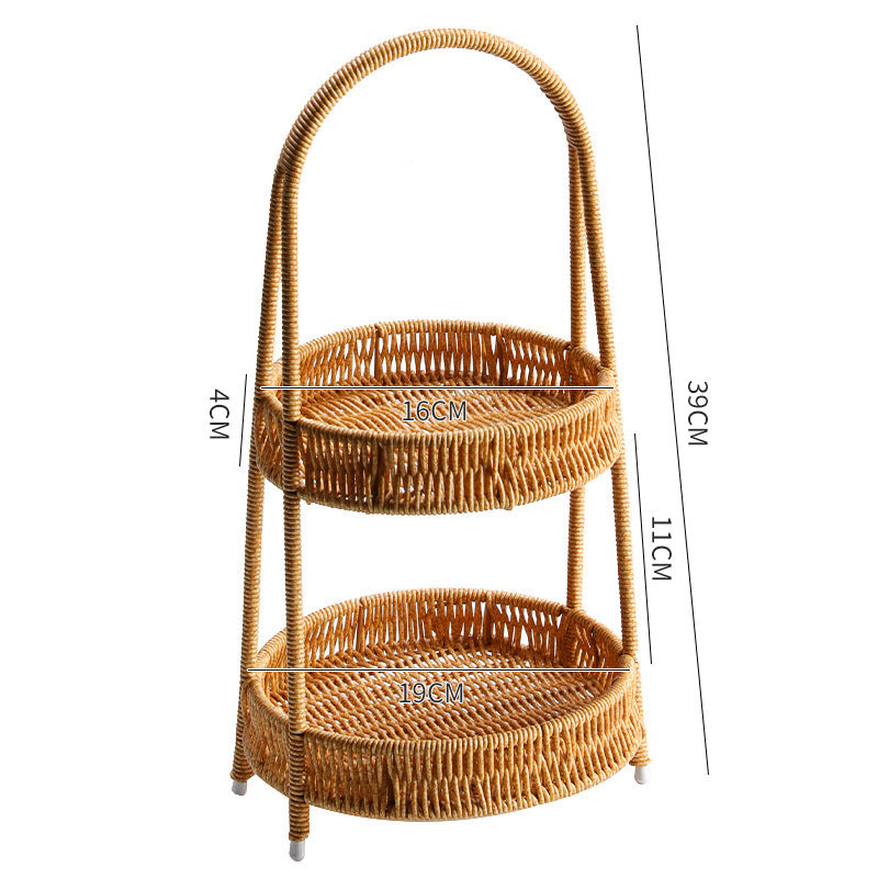 Handcrafted Wicker Storage Basket Stornfield
