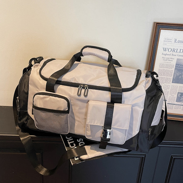 Sporty multifunctional travel bag with external pocket Stornfield