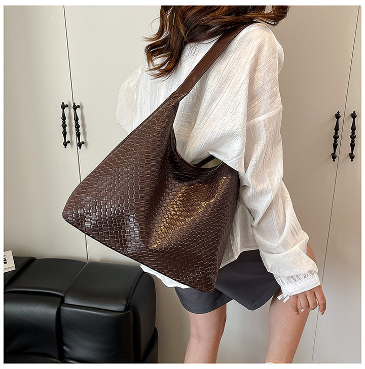 Woven Leather Shoulder Bag Stornfield