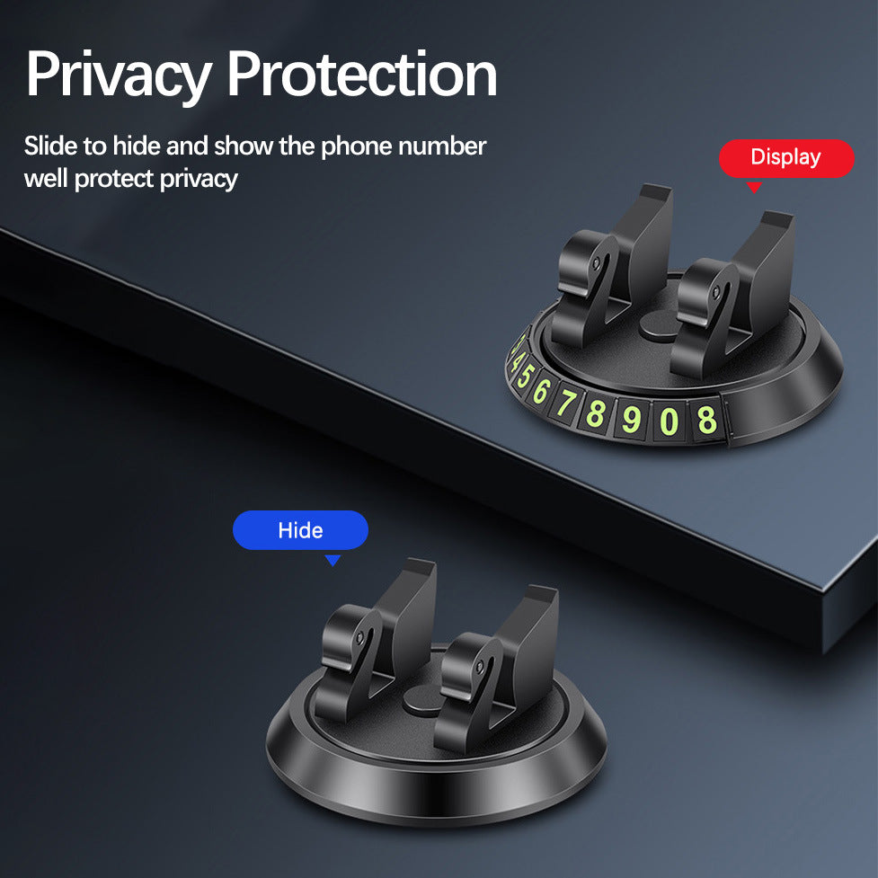 Unisex Multifunctional Holder for Parking Numbers Stornfiled