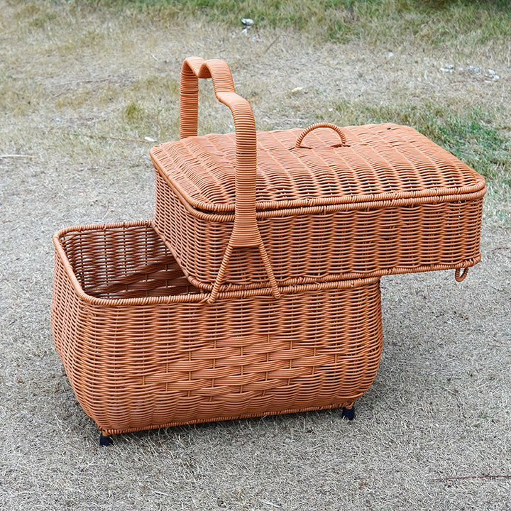 Elegant Woven Storage Hamper Stornfield