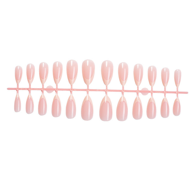 Artificial nail set with elegant French design Stornfield
