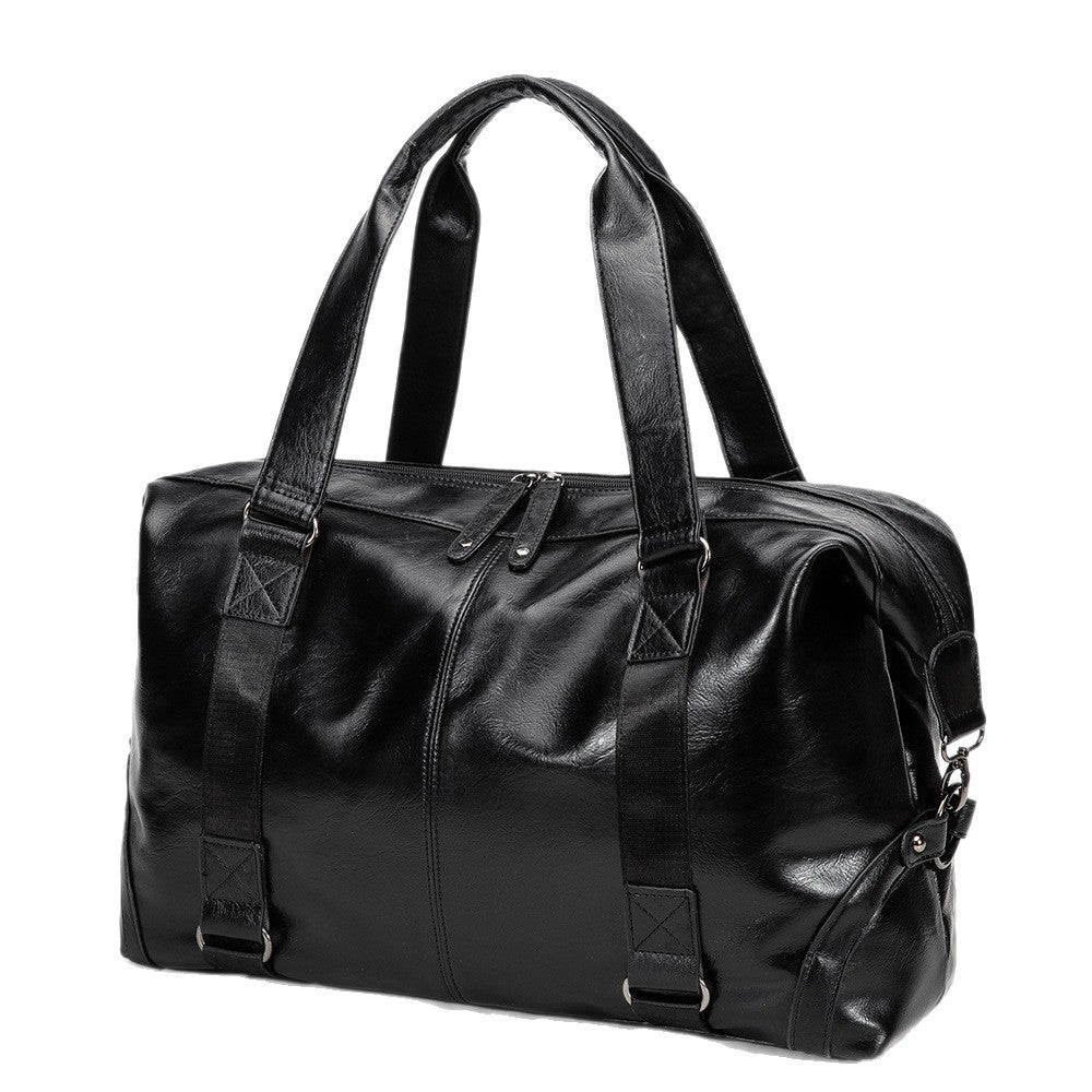 Luxurious Travel Bag Made of High-Quality Leather Stornfield
