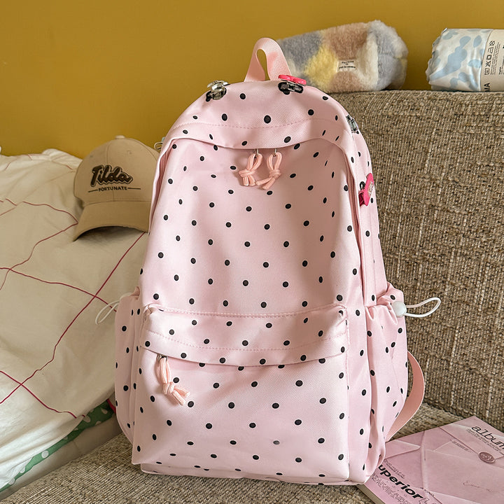 Polka Dot Lightweight Backpack Stornfield
