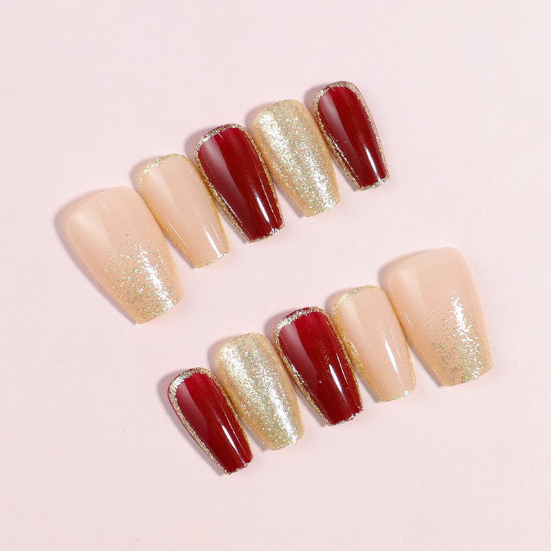 Elegant Press-On Nail Art Showcase Stornfield