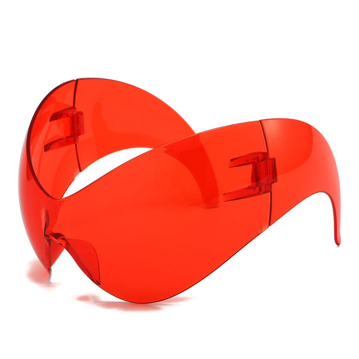 Oversized Futuristic Shield Sunglasses Stornfield