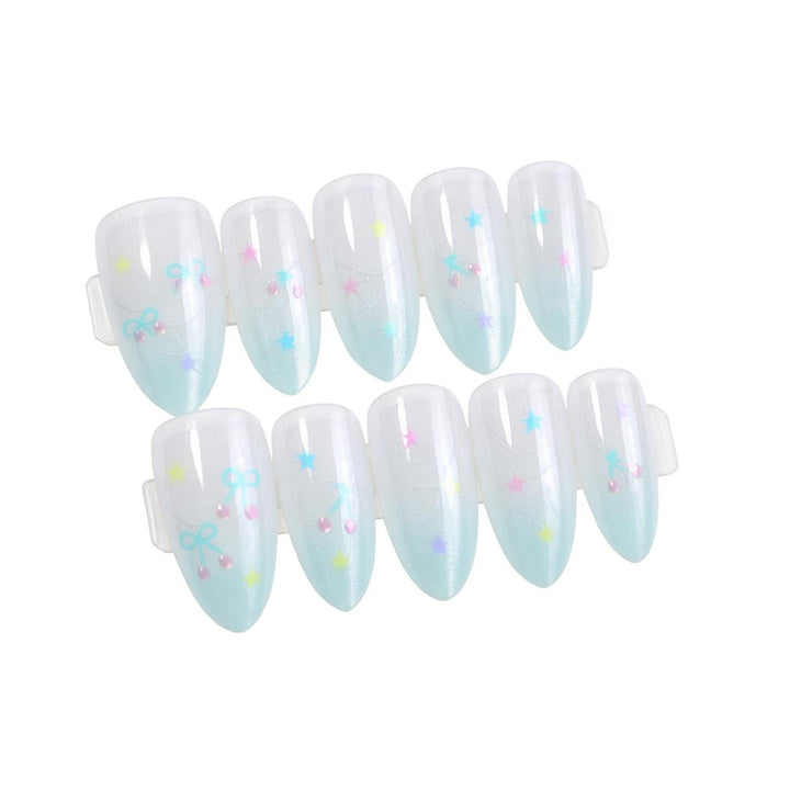 Premium Graphic Press-On Nail Set Stornfield