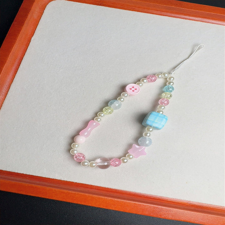 Whimsical Beaded Charm Keychain Stornfield
