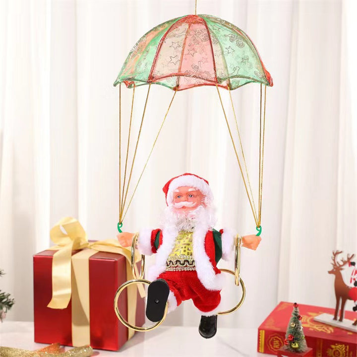 Santa Claus decoration figure with parachute Stornfield