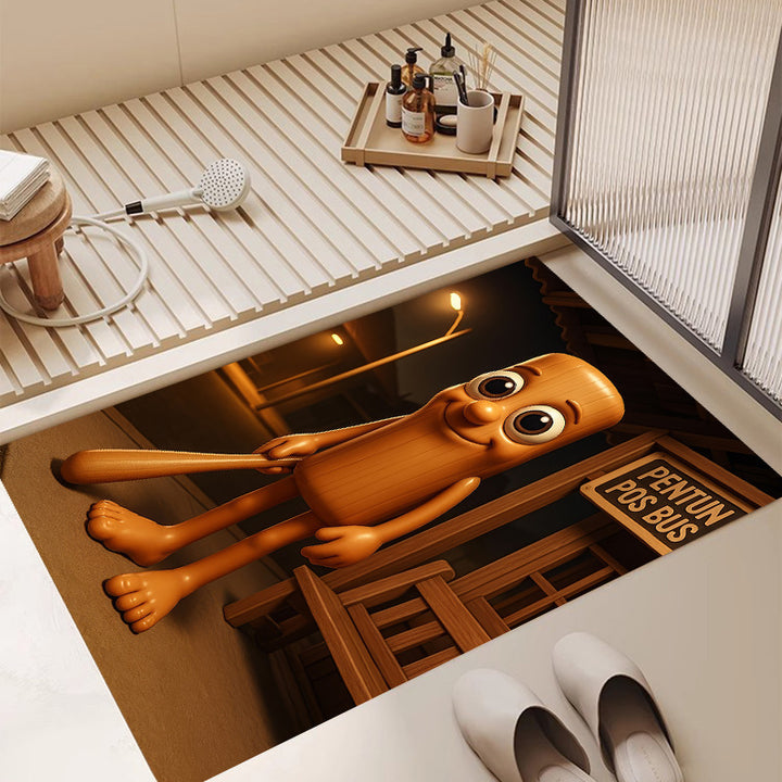 Artistic Ballerina-Themed Area Mat Stornfield