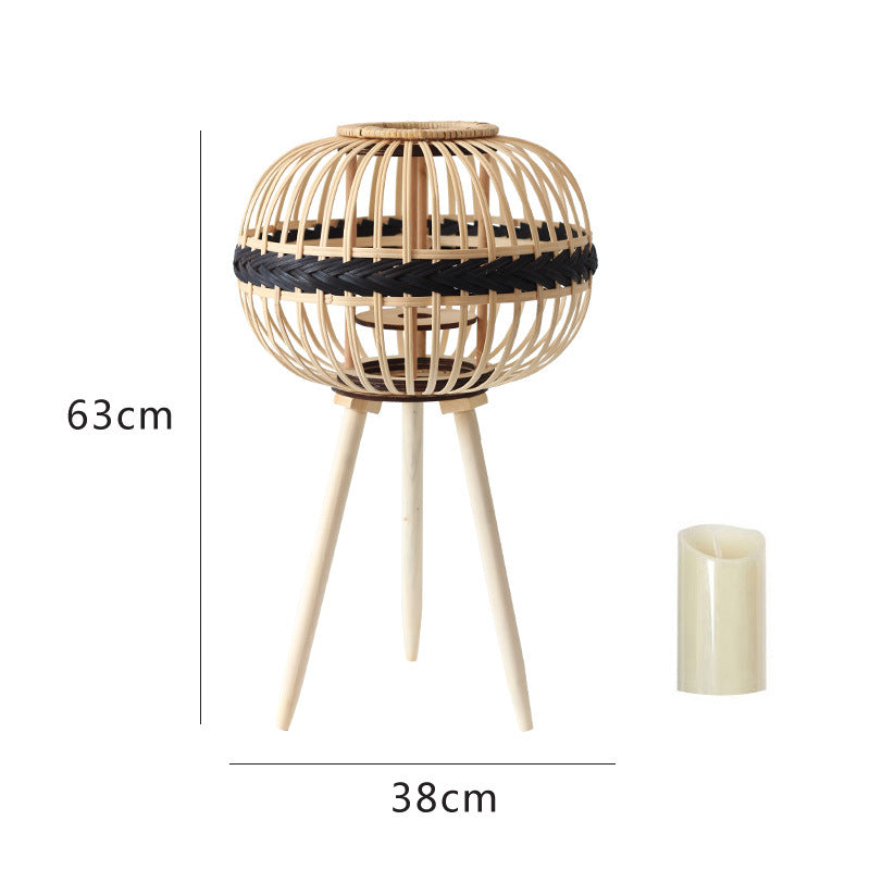 Decorative Rattan Lantern Stornfield