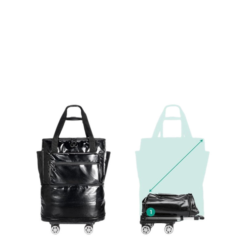 Rolling travel bag with multifunctional compartment system Stornfield
