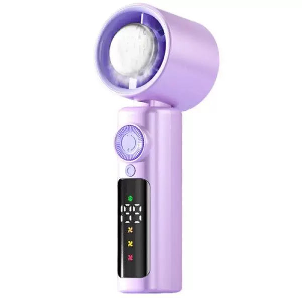 Unisex one size compact wireless turbine air circulator with digital LED display precise speed selection Stornfield