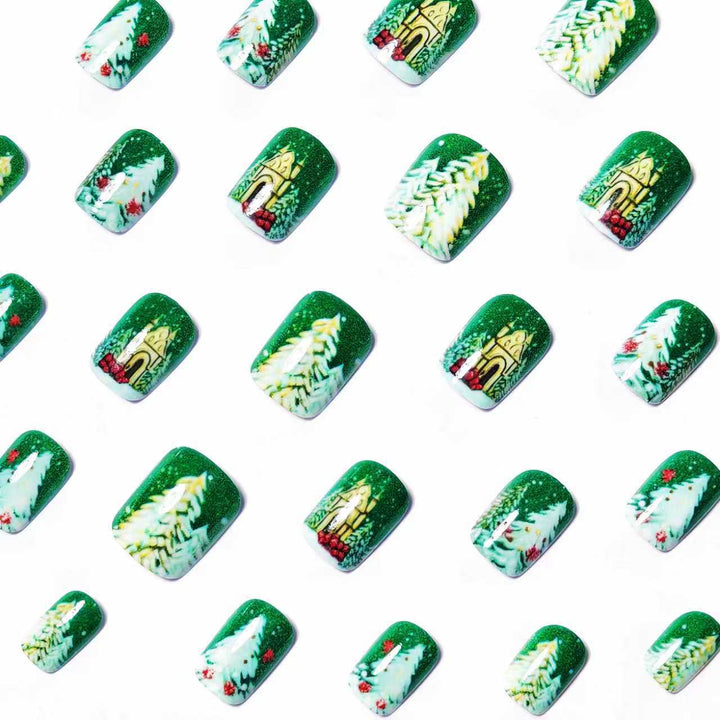 Artificial nails with Christmas design Stornfield