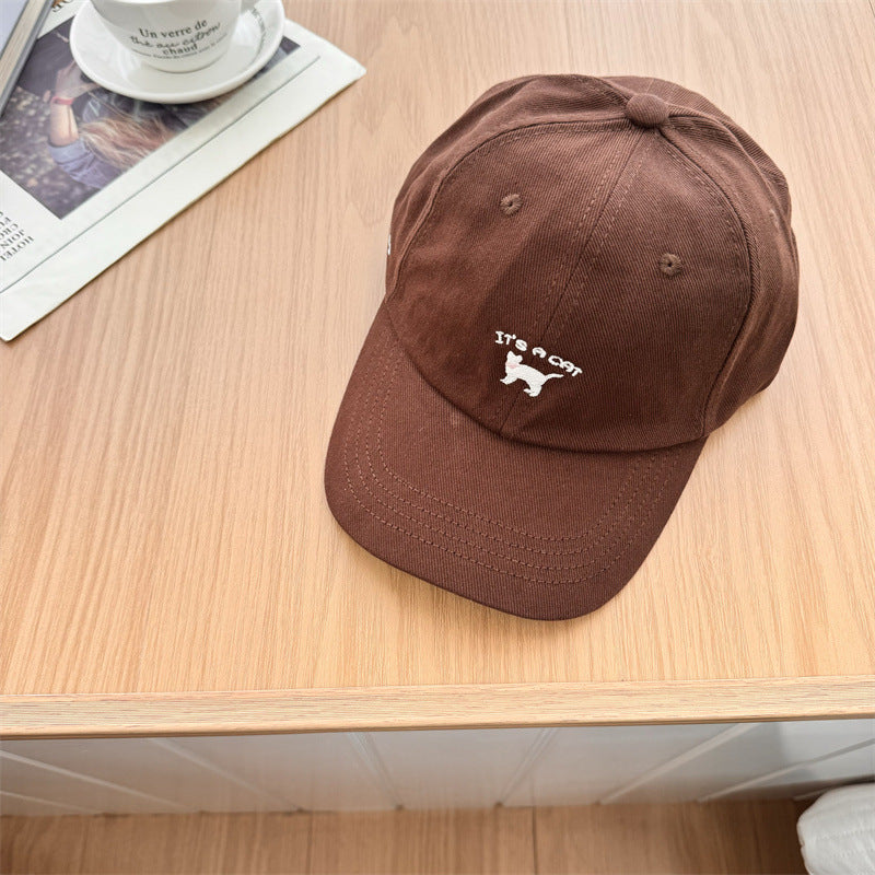 Women's Playful Cat-Embroidered Baseball Cap Stornfield