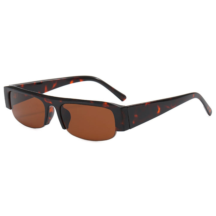 Contemporary Retro-Inspired Flat Lens Sunglasses Stornfield