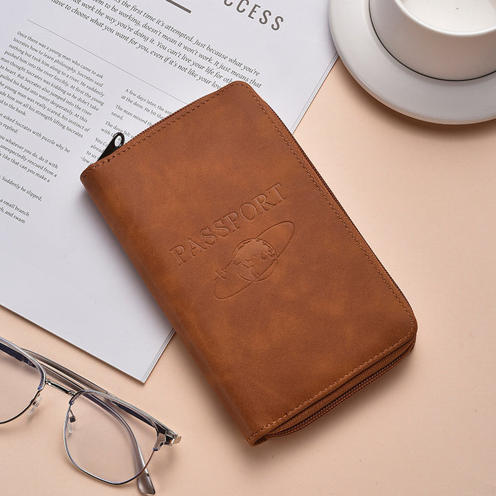 Stylish Zippered Passport Holder Stornfield