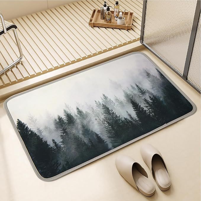 Home Decorative Bath Mat for Bathroom
