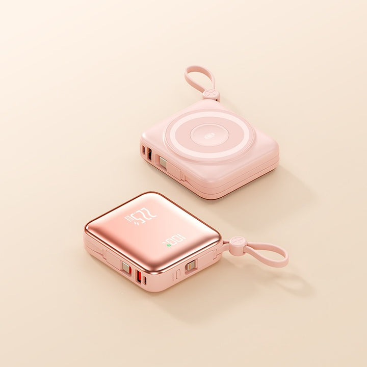 Portable Wireless Power Bank with Smart Charging Function and LCD Display Stornfield