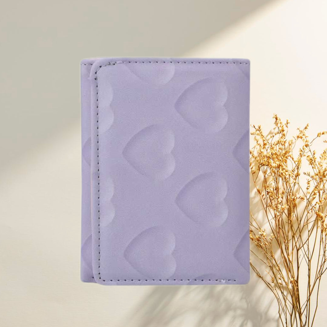 Cute Heart-Pattern Cardholder