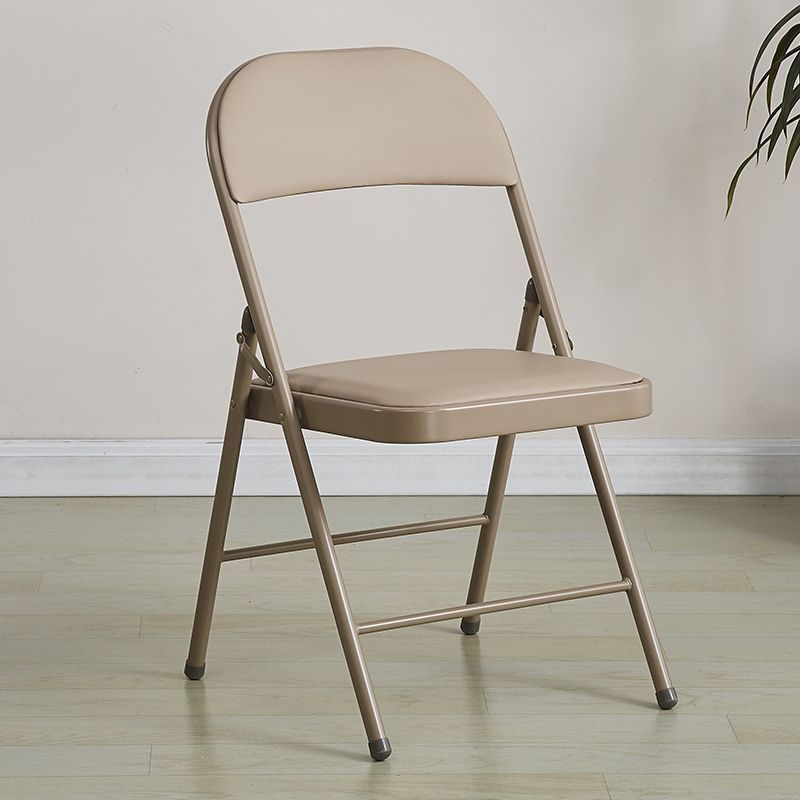 Folding chair with ergonomic design and PU upholstery Stornfield