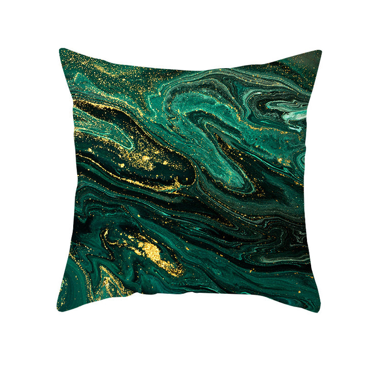 Abstract Marble Print Luxurious Velvet Decorative Throw Pillow Cover