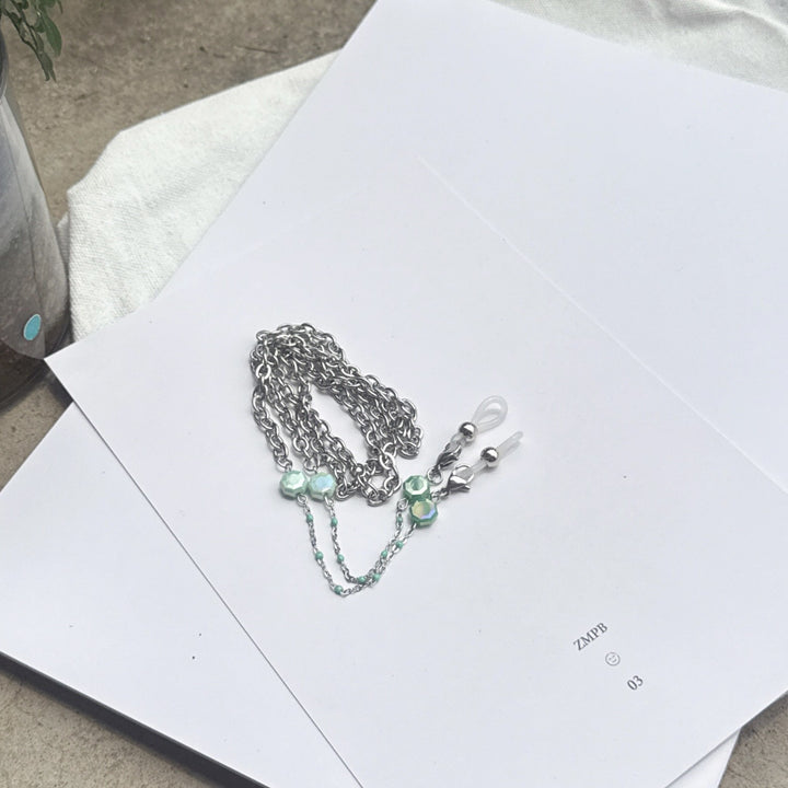 Decorative Chain Necklace with Beaded Accents Stornfield