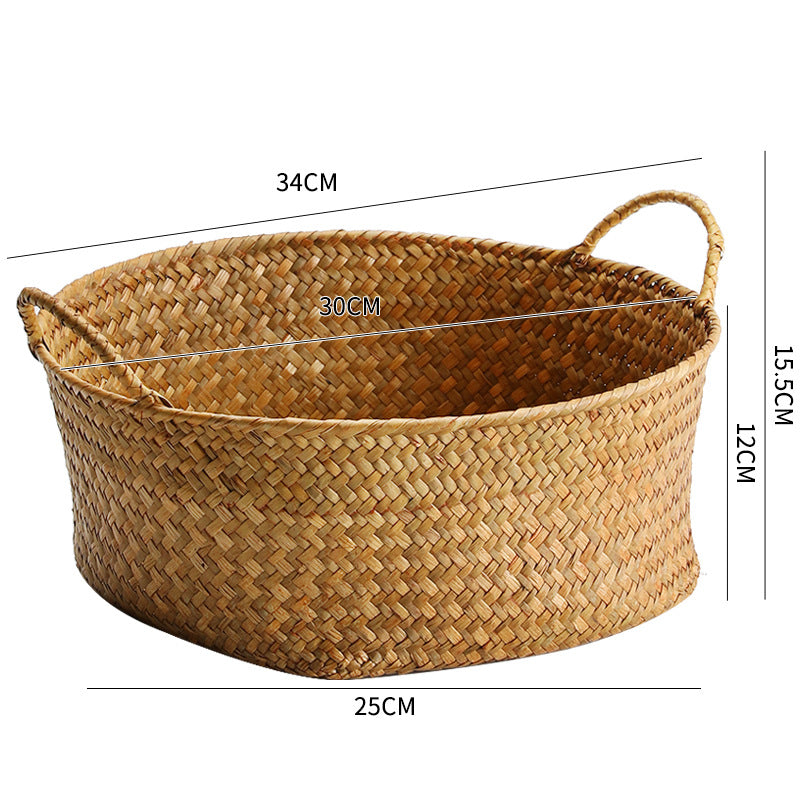 Unisex storage basket made of natural willow material Stornfield