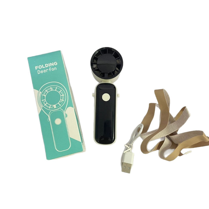 Unisex Portable Folding Fan with USB Charging Stornfield