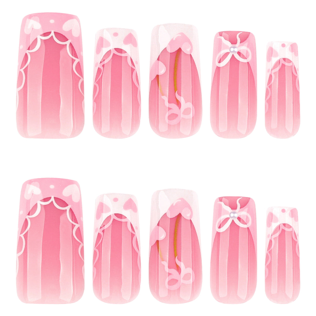 Artistic Nail Extensions with Playful Floral Design Stornfield