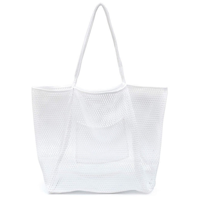 Beach bag in airy mesh design Stornfield