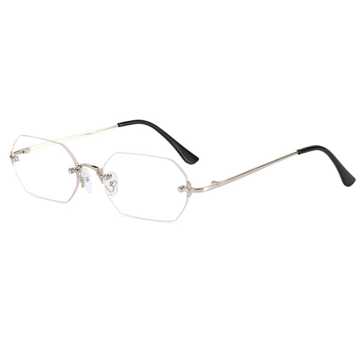 Women's fashionable octagonal sunglasses with elegant metal frame Stornfield
