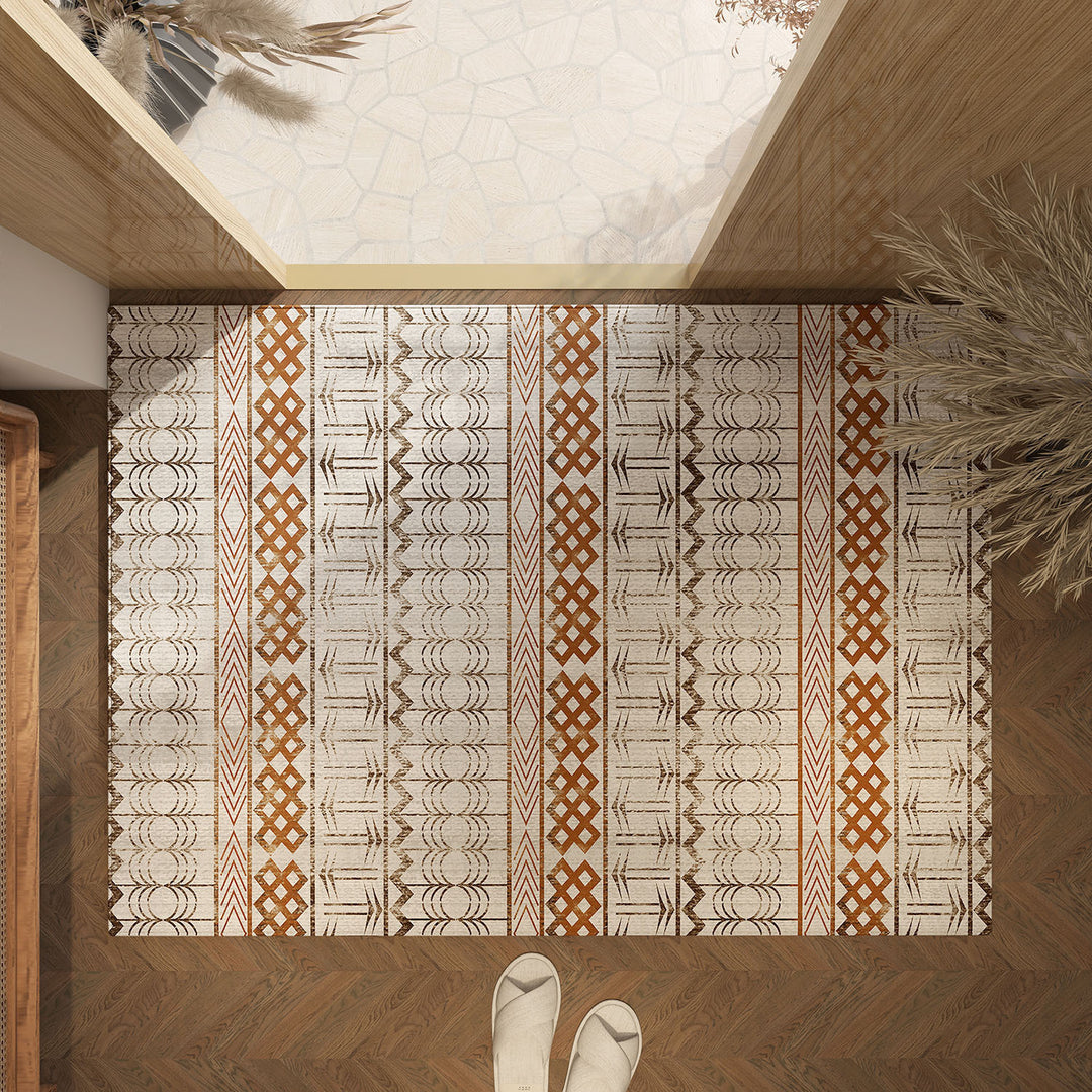 Abstract Patterned Area Rug