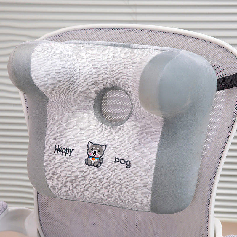 Ergonomic neck support pillow with cute motif Stornfield