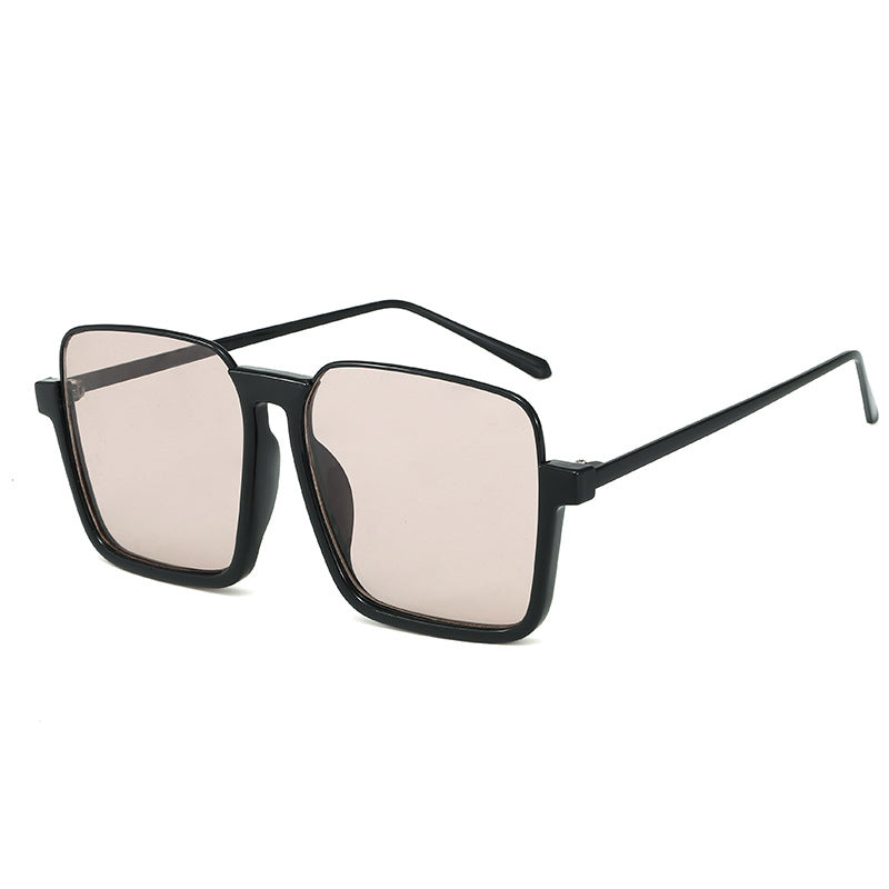 Women's square sunglasses with transparent frame and polarized lenses Stornfield