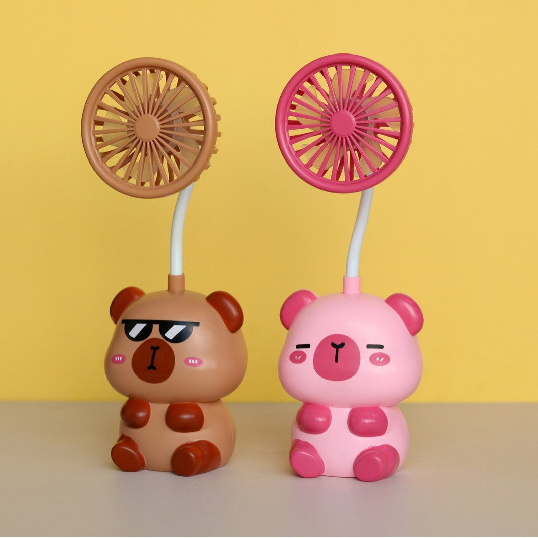 Unisex Cute Mini Hand Fan with Flexible Head Stornfield