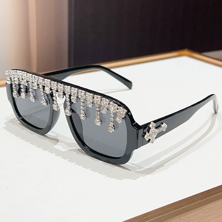 Glamorous Crystal-Embellished Sunglasses Stornfield