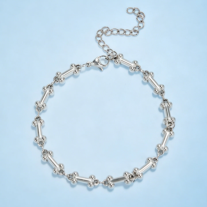 Intricate Textured Chain Bracelet Stornfield