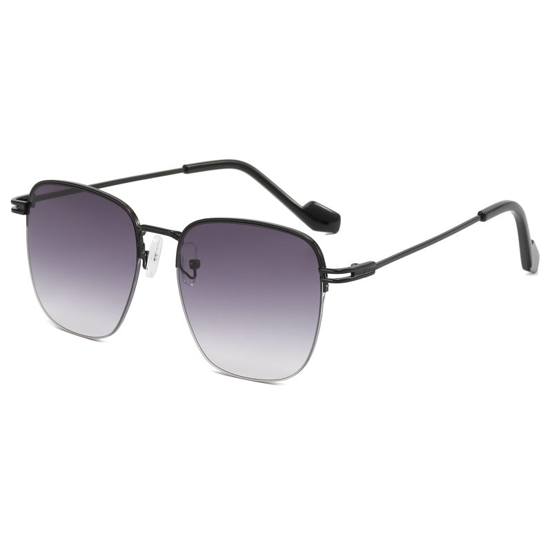Women Designer Glasses with Square Frame and Glossy Metal Structure Stornfield