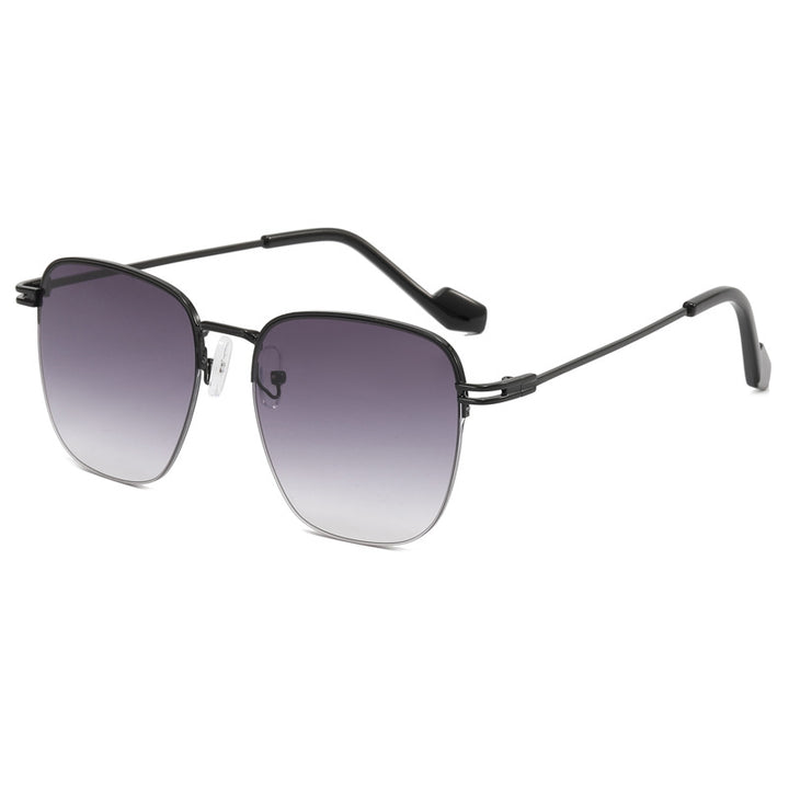 Women Designer Glasses with Square Frame and Glossy Metal Structure Stornfield